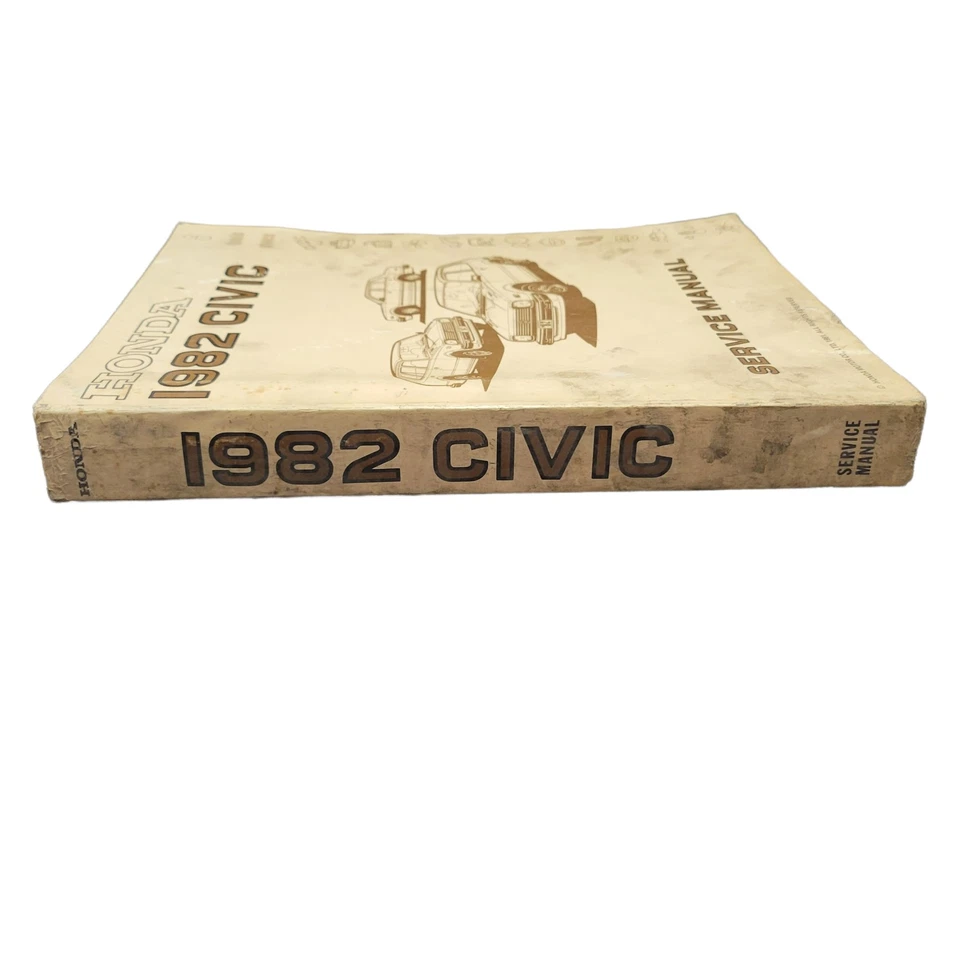 Honda Civic 1982 manual de servicio primera edición libro de taller de reparación automotriz Foto 3 de 4