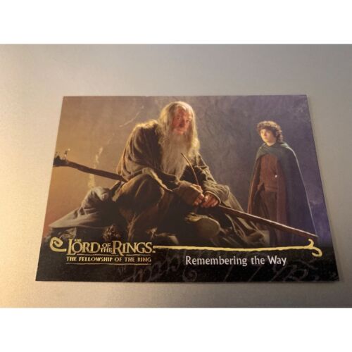 LOTR Fellowship Of The Ring #65 Remembering The Way Trading Card Topps 2001 - Picture 1 of 2