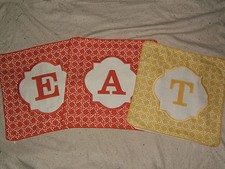 THRESHOLD Monogram Pillow Cover - 18 x 18 Cot...