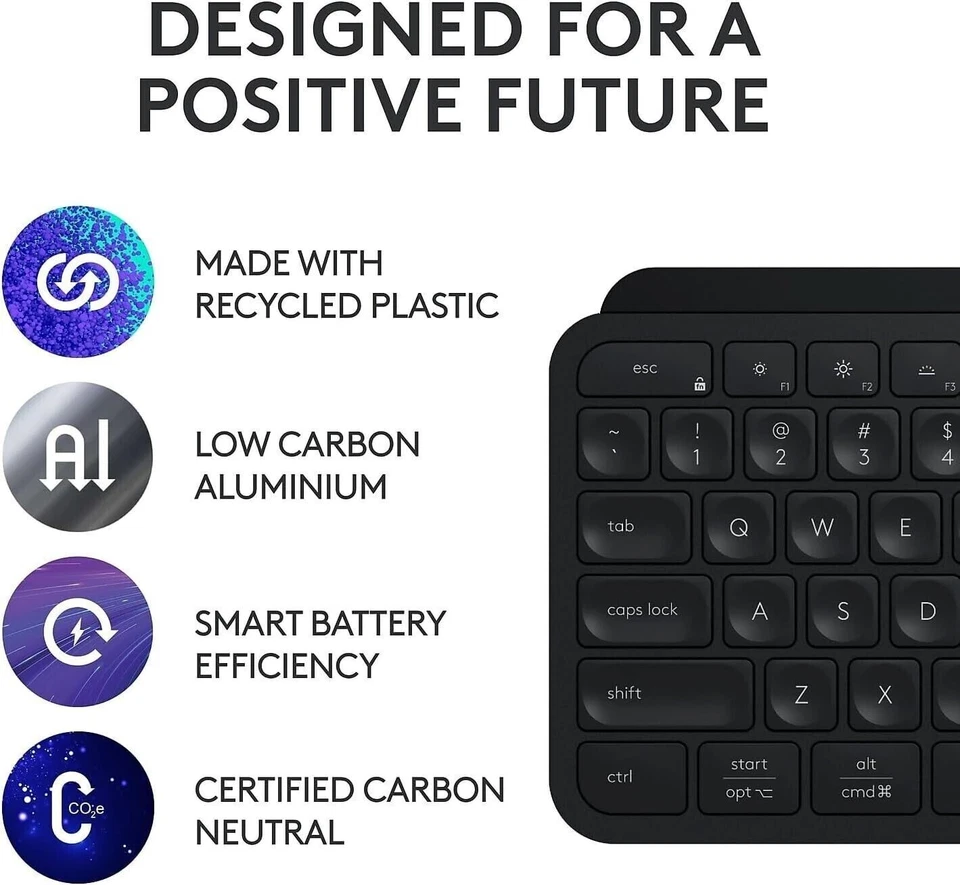 Logitech MX Keyboard & Mouse Combo w/ Palm Rest - Image 3 of 4