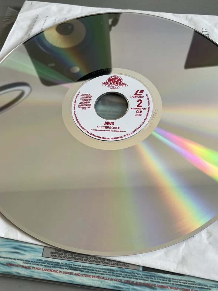 LD Laserdisc Jaws Letterbox Der weiße Hai) in EN LD (US-LD) - Bild 3 von 3