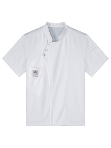 Unisex Mens Womens Uniform Workwear Coat Short Sleeve Jackets Cook Resistant - Picture 17 of 59