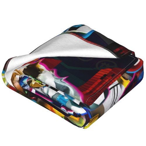 Ninjago Cartoon Comics weich warm gemütlich Flanell Überwurfdecke für Schlafstuhl Sofa - Bild 4 von 30