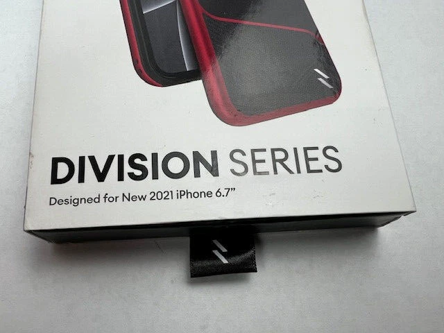 ZIZO DIVISION Series Case Black & Red For 2021 iPhone 6.7 Inch NEW - Image 2 of 4
