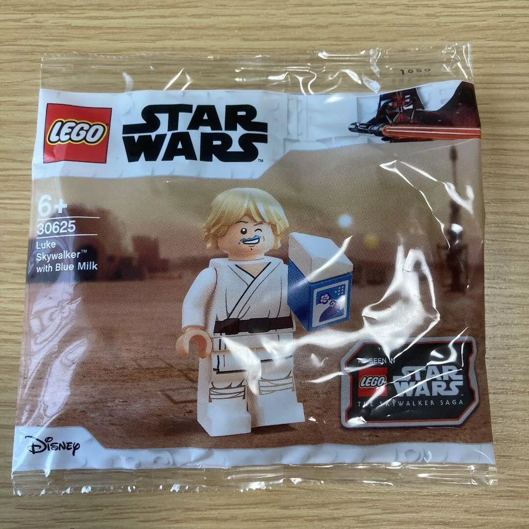 LEGO Star Wars 30625 LUKE SKYWALKER WITH BLUE MILK Review! (2022) + Skywalker  Saga Deluxe Edition! 