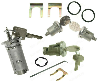 Standard Motor Products DL-6 Chrome Ignition, Door & Trunk Lock Set With Keys For GM