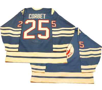 Throwback Corbet #25 Cornwall Hockey Jersey Blue Stitched Custom Name
