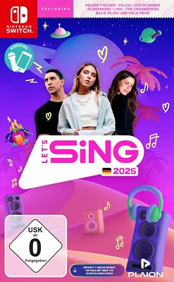 Lets Sing 2025 Nintendo Switch Spiel - Deutsche Version