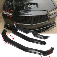 Glossy Black Front Bumper Lip Splitter Spoiler Body For Dodge Charger 06-14 2013