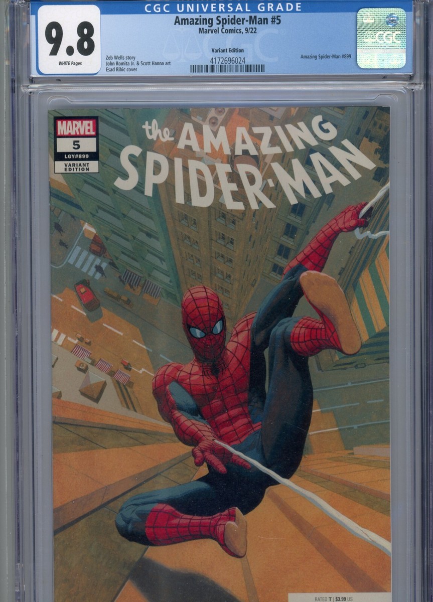 AMAZING SPIDERMAN #5 MT 9.8 CGC VARIANT ED. RIBIC COVER