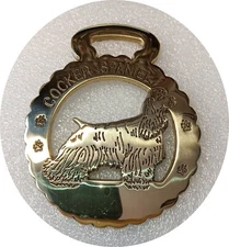 COCKER SPANIEL - NEW - Superior quality horse brass     (N7857)
