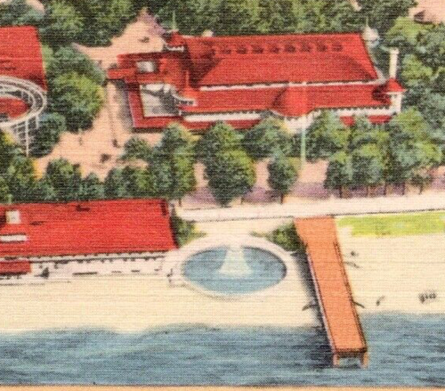 1940s Cleveland, Ohio - Euclid Beach Park - Roller Coasters Linen UNP Postcard - Picture 4 of 5