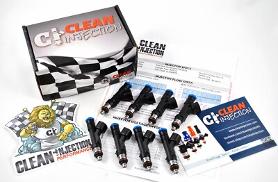 Bosch 60lb 650cc EV6 fuel injectors Ford Mustang GT Cobra Mach 1 V8 5.0L 4.6L