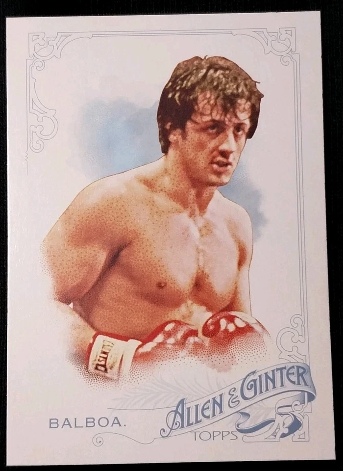 2015 Allen & Ginter Rocky Set Stallone Hogan Mr T Lundgren Weathers Lot x5 - Image 4 of 4