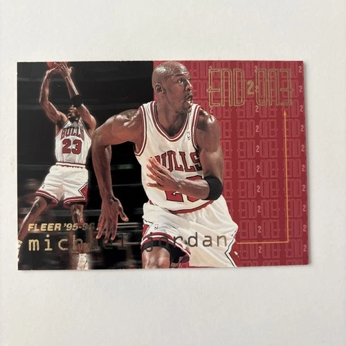 1995-96 Fleer - End 2 End Michael Jordan #9