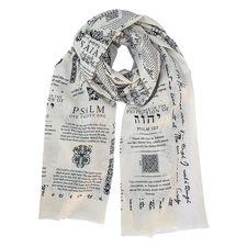 Christian Prayer Scarf Protection Bible Verses -35" X 70" Lightweight Scarf Gift