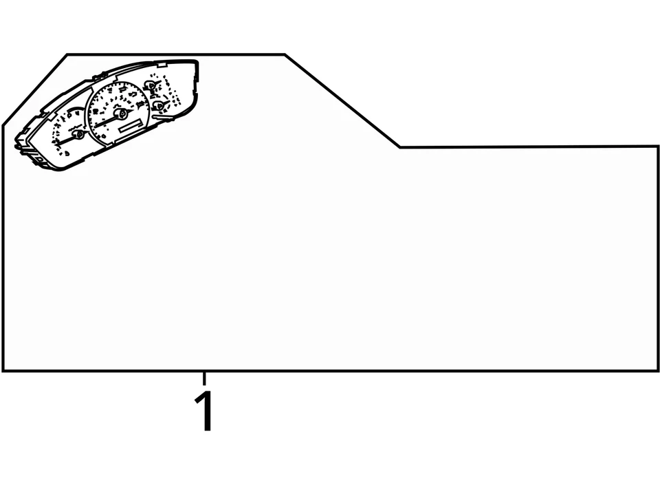 Cuadro de instrumentos velocímetro Mitsubishi Galant 2009-2009 indicadores BXRAY Foto 4 de 4