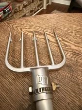 Outrigger 12 Foot Aluminum Flounder Gigging Pole With Five Prong head