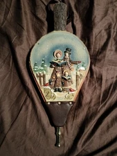 Fireplace Bellow with resin display scene highly detailed extremely RARE!!!