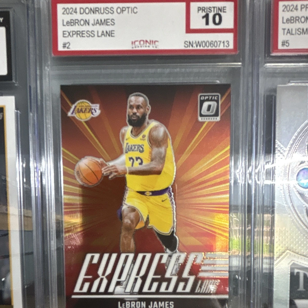 LeBron James Basketball Los Angeles Lakers Sports Trading Cards