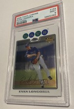 2008 Topps Chrome Evan Longoria #193 NATIONAL *Scarce* Rays HOF 2026 PSA 9