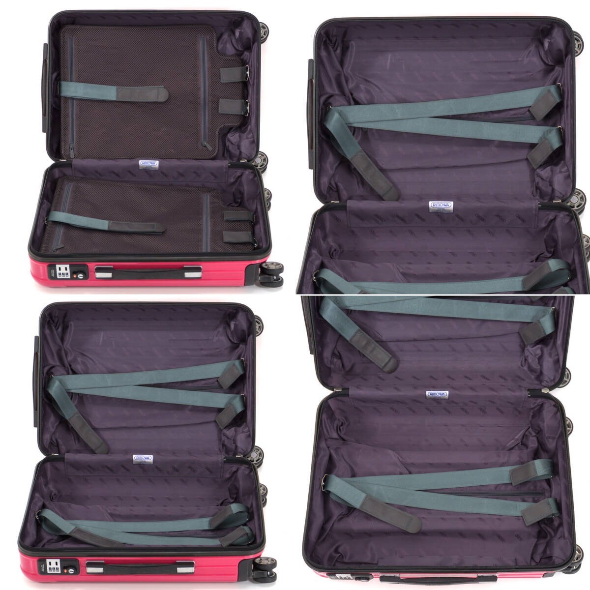 Rimowa Salsa Deluxe 32L Ruby Pink 4-wheels Carry Case Suitcase