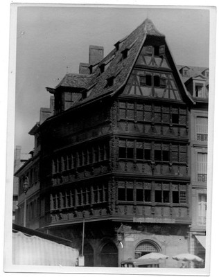 AMATEURFOTO - ENDE 1940 / ANFANG 1950 - 67 - STRASBURG - HAUS KAMMERZELL