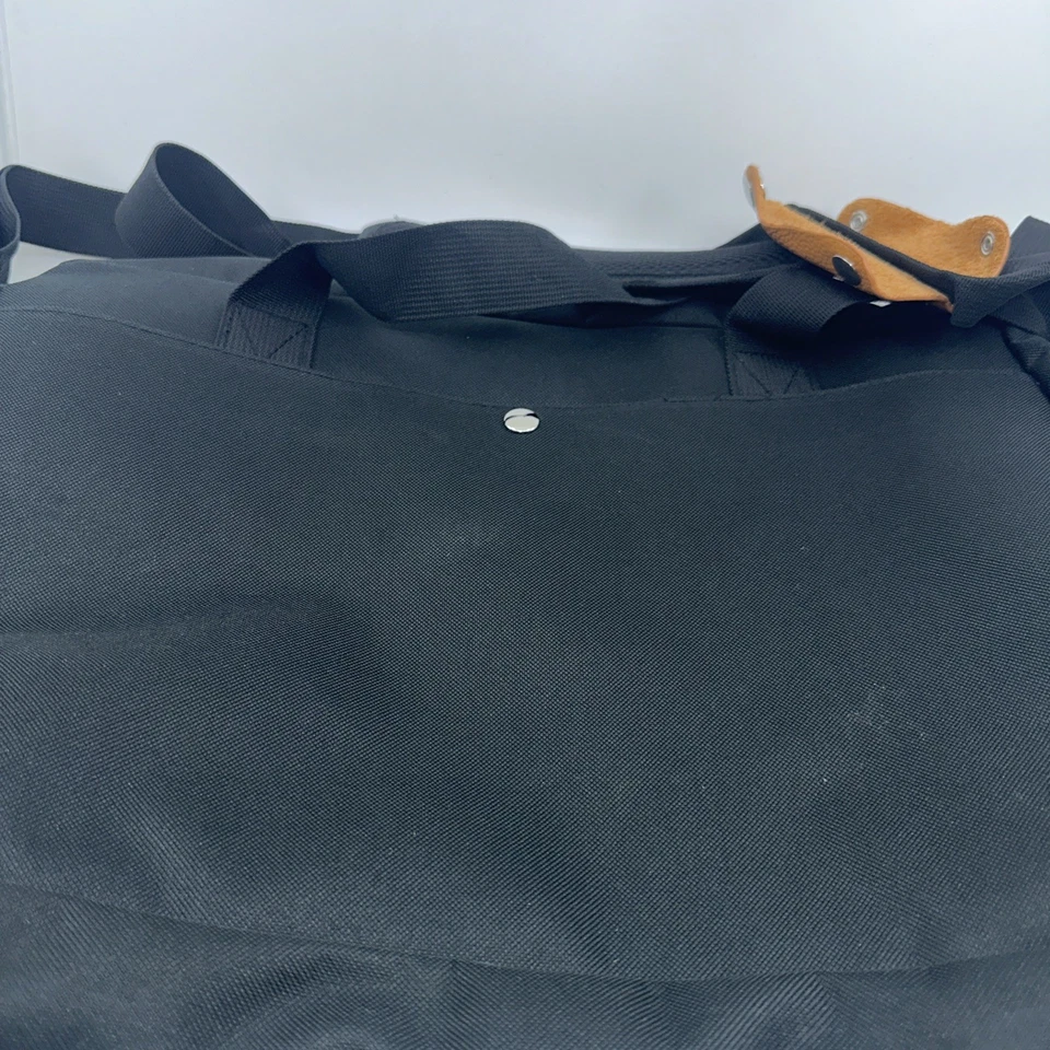 Bolso Mensajero Explorer 707 Newport Beach Negro para Laptop con Forro Azul a Rayas Foto 4 de 4