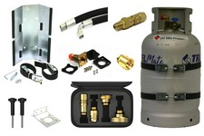 ALUGAS TRAVELMate Set LPG Gastankflasche 27L wiederbef&uuml;llbar 80% F&uuml;llstop LPG