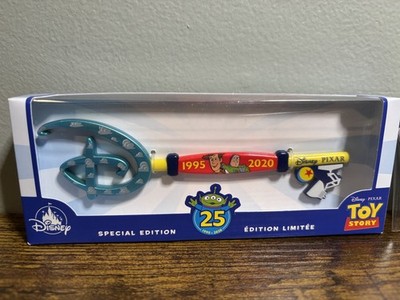 Disney Pixar Toy Story 25th Anniversary Collectible Key and Pin