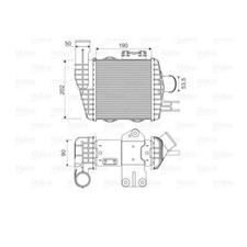Valeo 818349 Ladeluftkühler für Hyundai Tucson JM KIA Sportage JE KM