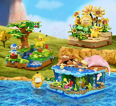 Official Pokémon Friends Happy Hang Out Building Block Sets Creative Gift Toy