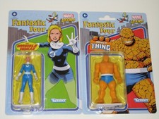 2 - MARVEL LEGENDS RETRO FANTASTIC FOUR - 3.75 INVISIBLE WOMAN THE THING