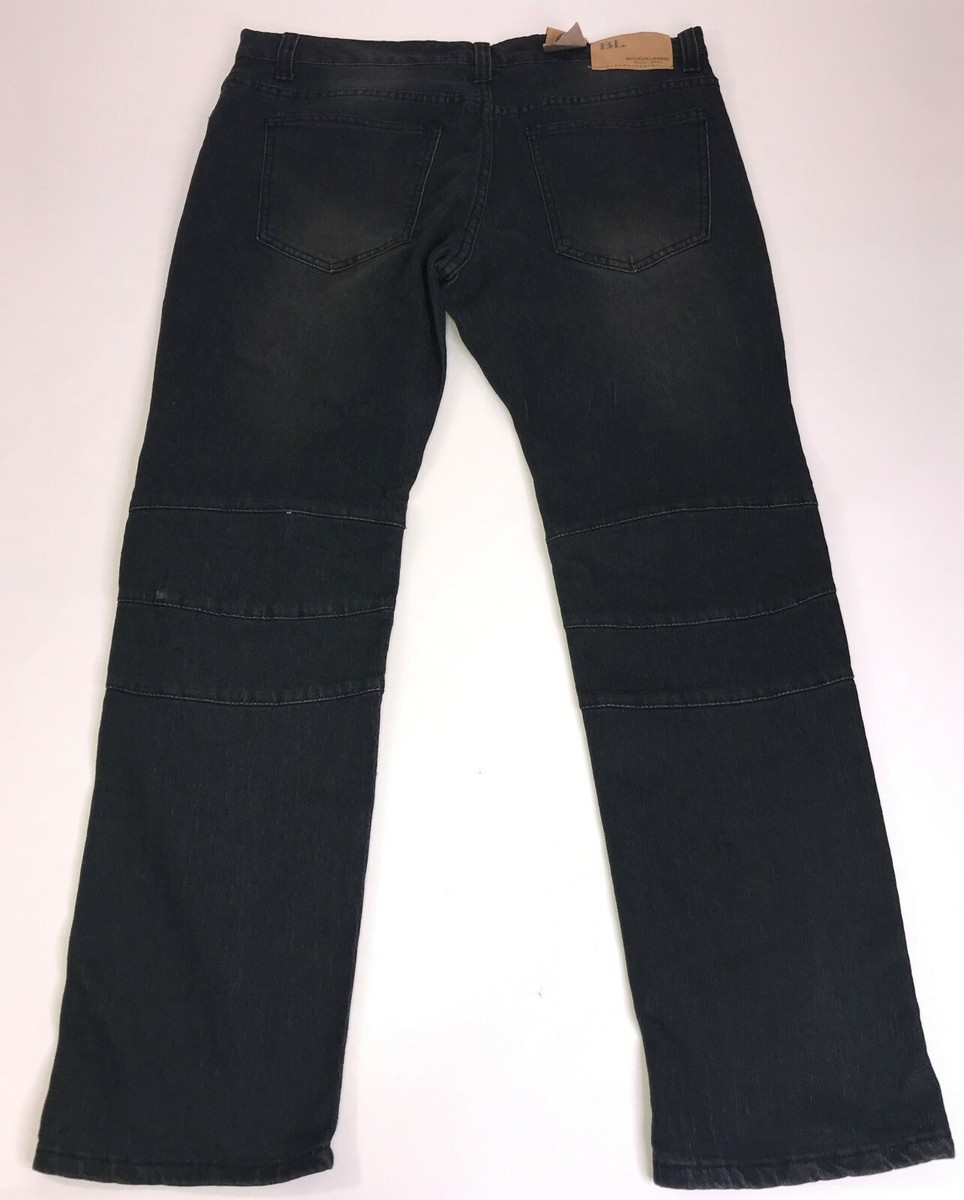 Brooklyn Laundry Men 34x30 Straight Fit Black Colored Jeans New