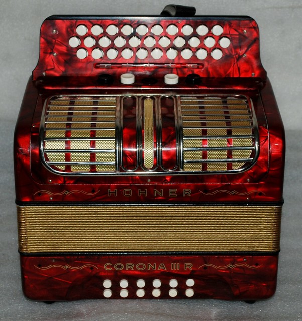 NEW Hohner 3100GB Panther Accordion KEY GCF Sol 31 Button Acordeón