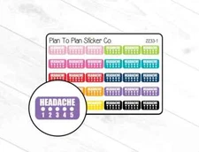 2233-1~~Headache Tracker Planner Stickers.