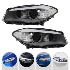 Xenon Headlights Pair For 2011-2013 Bmw 5 Series F10 550i 535i 528i Lhrh Side Xenon Headlights Pair For 2011-2013 Bmw 5 Series F10 550i 535i 528i Lhrh Side