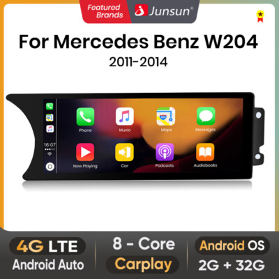 10,25'' Android 13 Autoradio für MERCEDES-BENZ W204 S204 NTG4.5 CarPlay GPS Navi