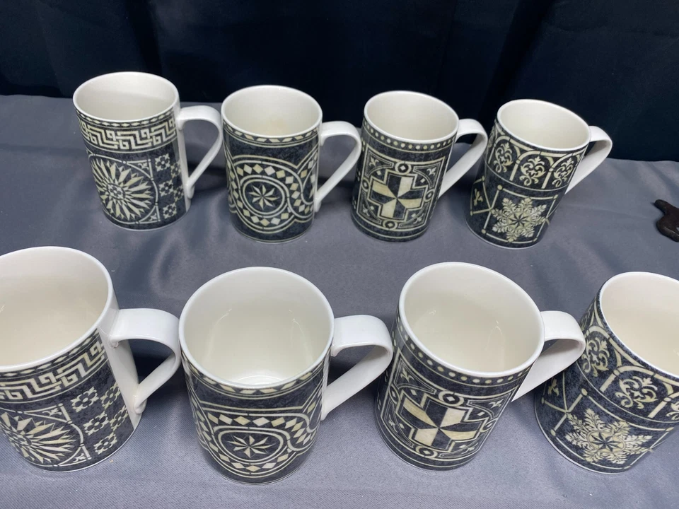 222 Quinto "SAN MARCO" PTS Internacional ~ Juego de 8 (4 Diseños) ~ Tazas ~ 4 1/2" Alto Foto 4 de 4