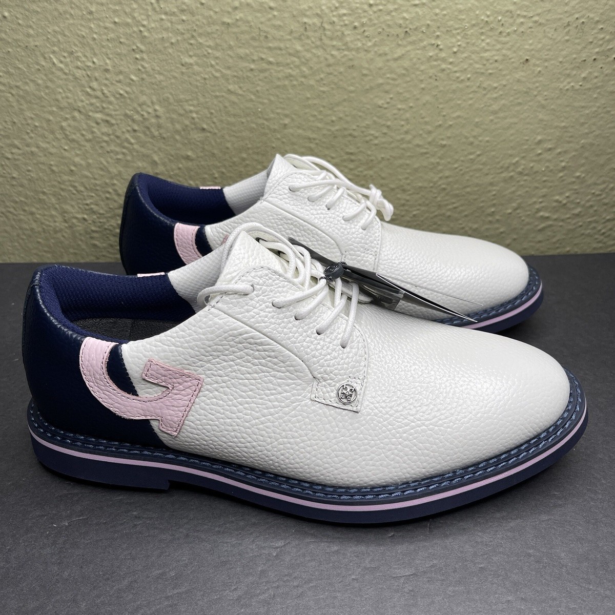 New G/Fore Quarter G Gallivanter Men Size 9.5 White Pink  display picture 3