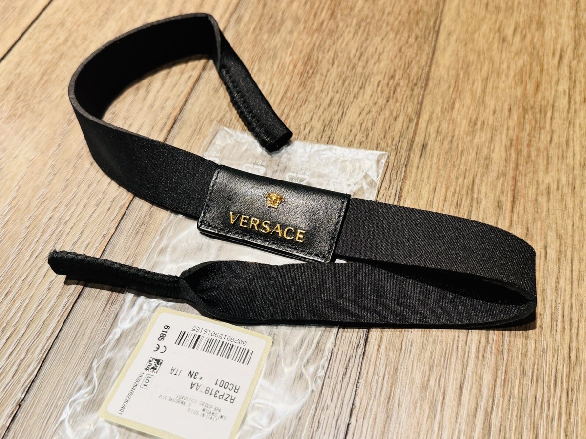 Versace Sunglasses Eyeglasses Black Strap Leash Authentic  display picture 3