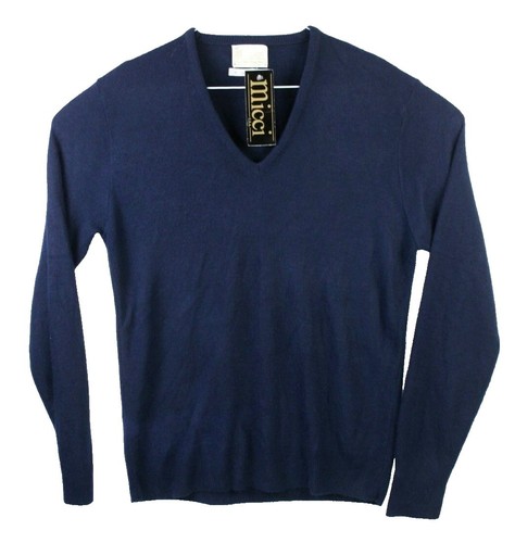 Sears 70's KINGS ROAD Acrylic Knit Cardigan M Blue | eBay