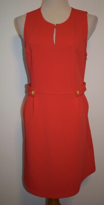 New Anthropologie Tabitha Lorel Dress Sz 10 Sleeveless Textured Keyhole
