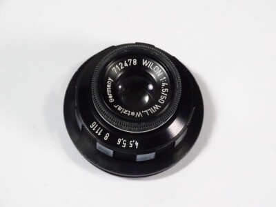 Objektiv Will. Wetzlar 1:4,5/50 Wilon Nr. 712478 - Germany