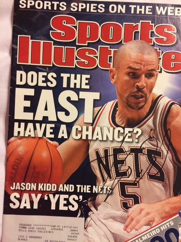 Jason Kidd New Jersey Netze signiert 19. Mai 2003 Sports Illustrated Magazin - Bild 9 von 12