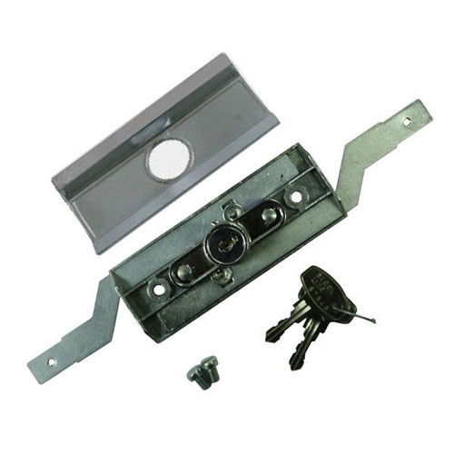 STEEL LINE Garage Door Lock Roller Shutter Lock Barrel Silver Fascia