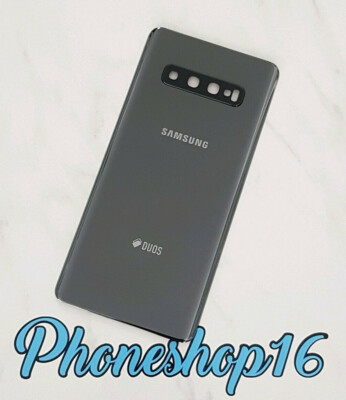 Original Samsung Galaxy CERAMiC S10+ SM-G975F/DS Akkudeckel Backcover Schwarz A