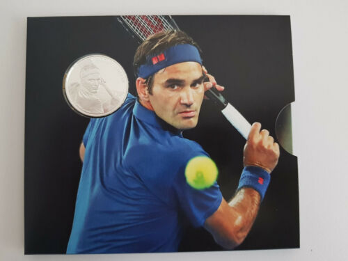 Roger Federer Folder Silber Münze 20 Fr. Coin uncirculated silver - Bild 1 von 5