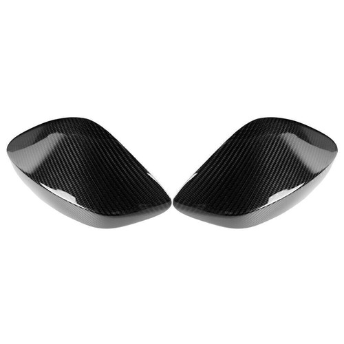 For Toyota GT86 Subaru BRZ FR-S 12-15 Black Carbon Fiber Side Mirror Cover Cap - Picture 5 of 9