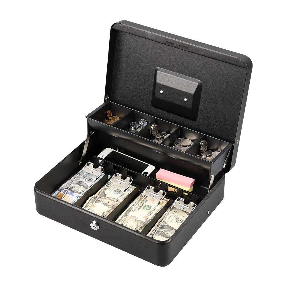 SentrySafe Cash Box With Money Tray And Key Lock CB8 The , 53 OFF